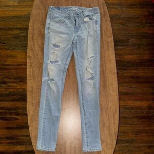 american eagle super stretch skinny jeans